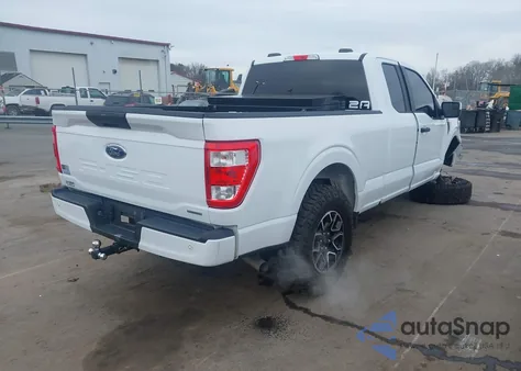 2022 Ford F-150 Xl z USA, uszkodzony, nr VIN 1FTFX1E81NFC20133